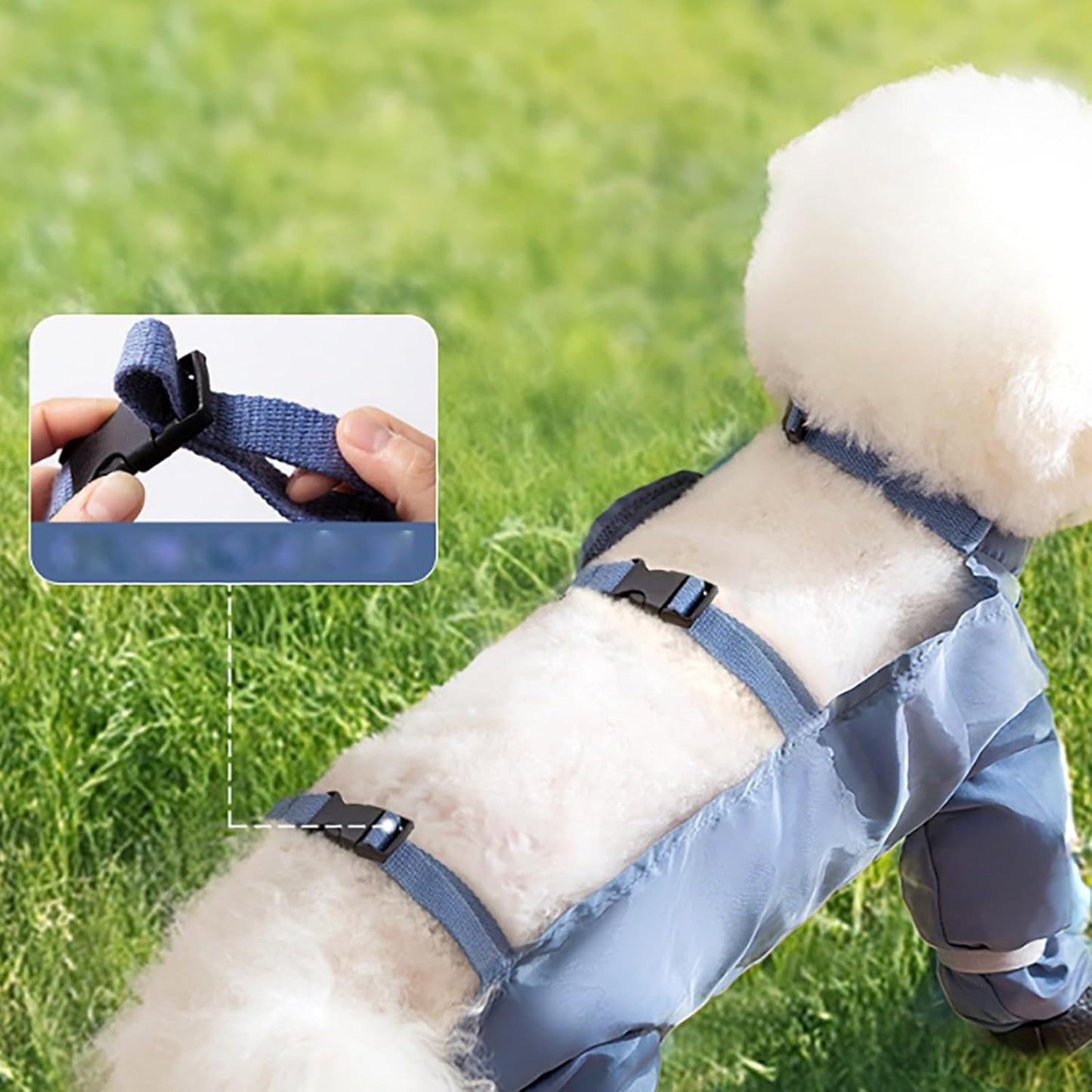 Waterproof Dog Paw Boot Leggings, Adjustable Dog Suspender Boots with Auxiliary Strap, Anti-Dirty Dogs Pants Reflective Pet Paw Protector for Dogs Winter Snow Rain Hiking Walking (M)