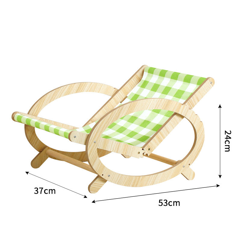 Cat & Dog Hammock Bed Pet Lounge Chair Adjustment Pet Rocking Chair