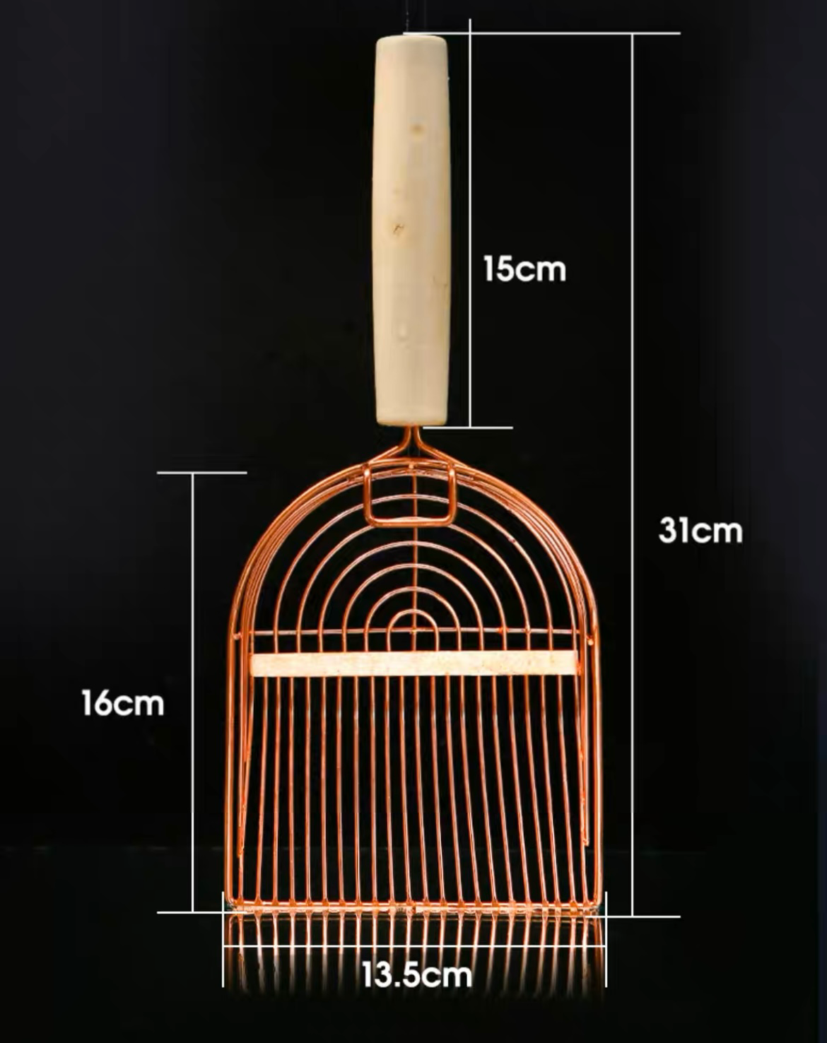 Cat litter scooper