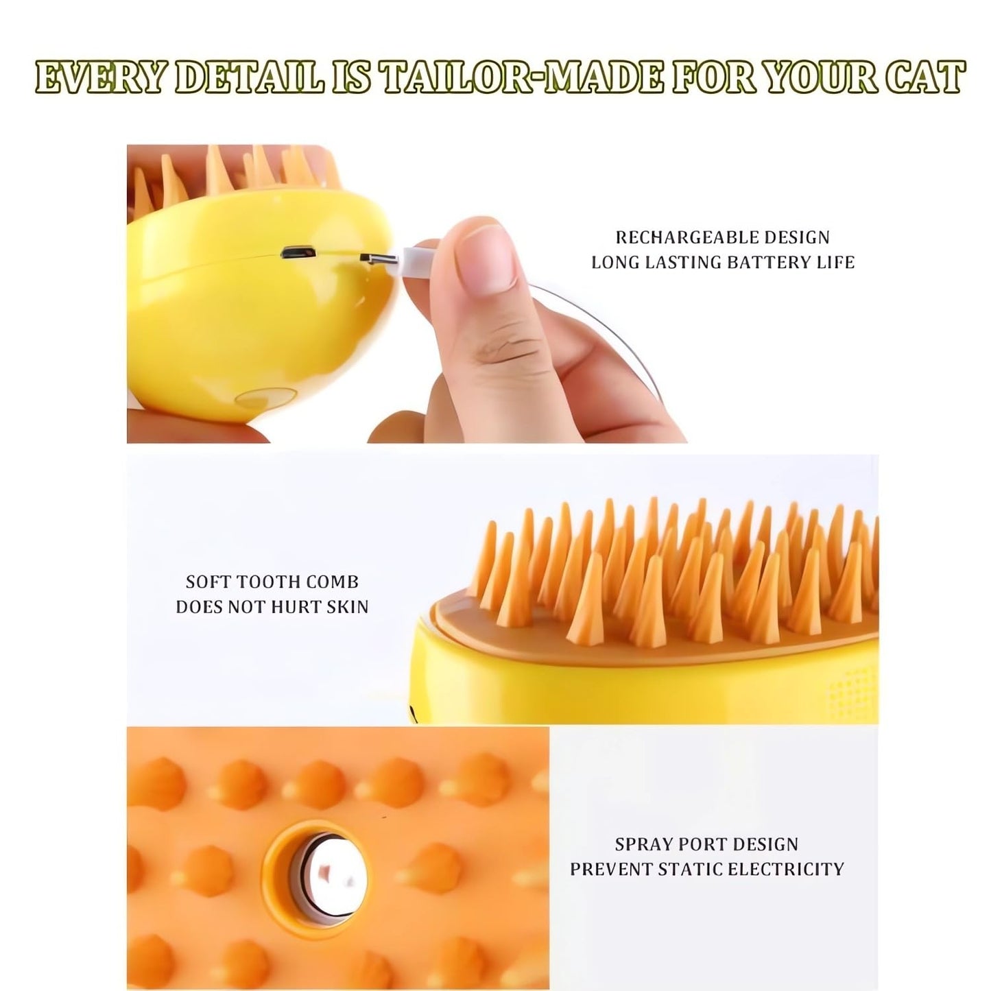 Pet Steamy Brush