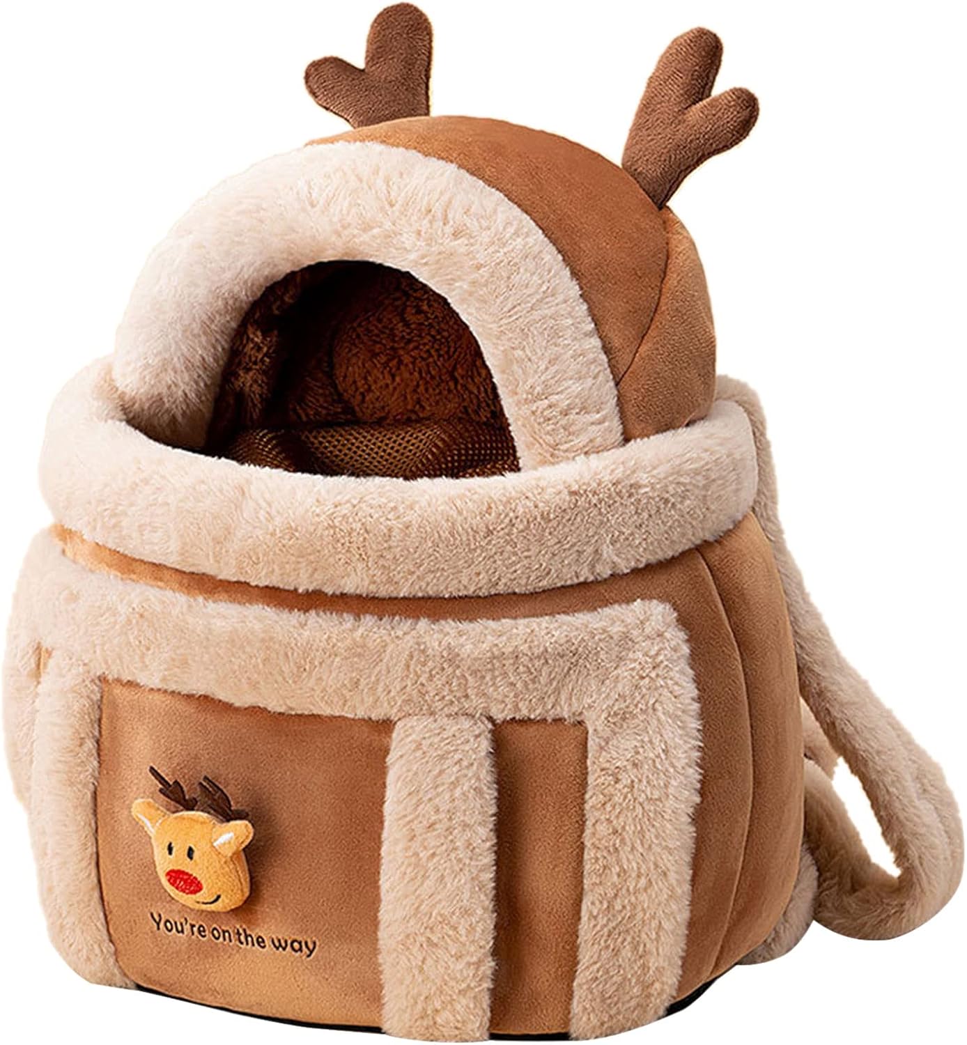 Dog Carrier Cage Winter Warm Cat Travel Bag Portable Carrier Backpack