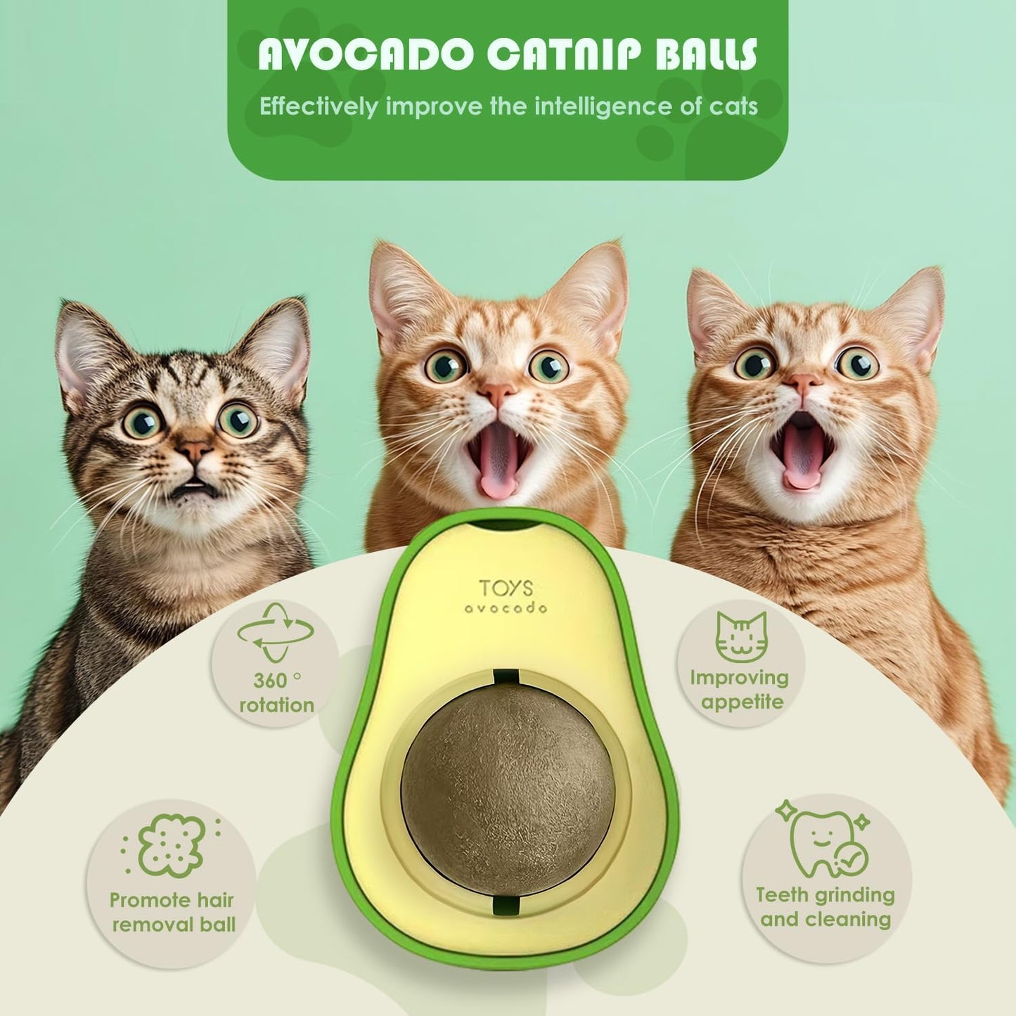 Cat Nip Ball, Catnip Wall Balls Snack