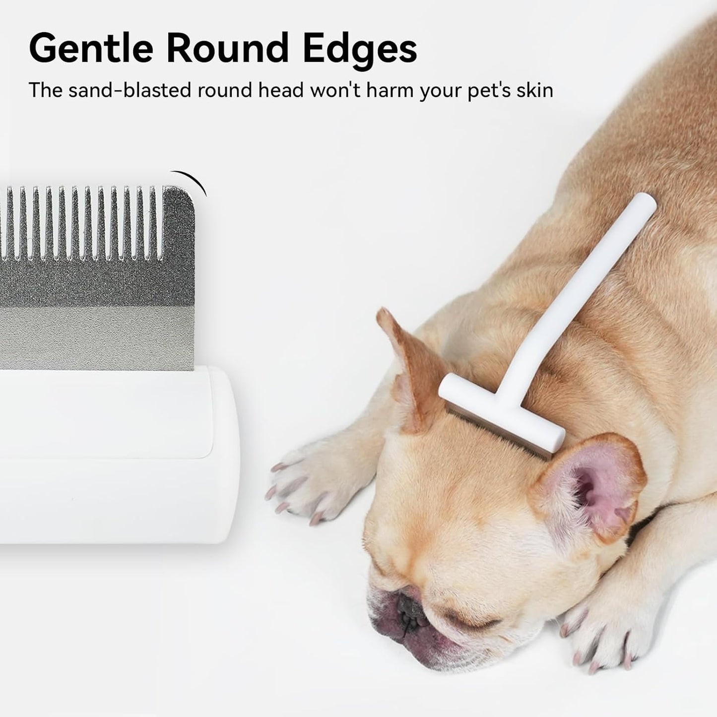 Pet Deshedding Tools for Short Haired Cats & Dogs, Dematting Deshedding Brush Cats Shedding Tool, Dog Undercoat Brush, Gently and Effectively Remove Loose Hair, Highly Deshedder Grooming Combs