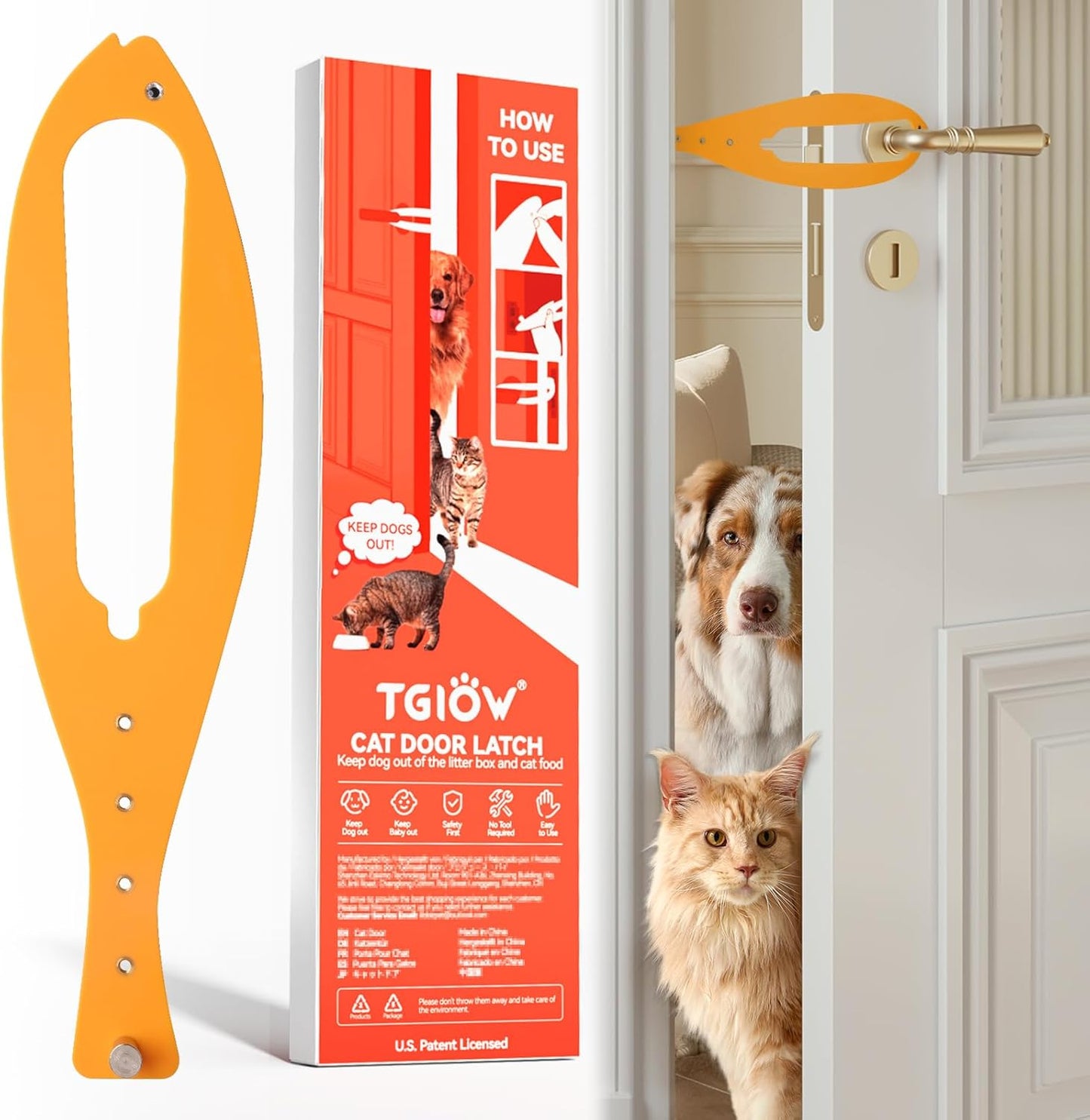 Cat Door Latch