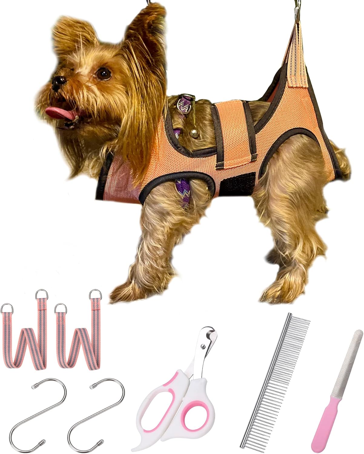 Pet Grooming Hammock Harness