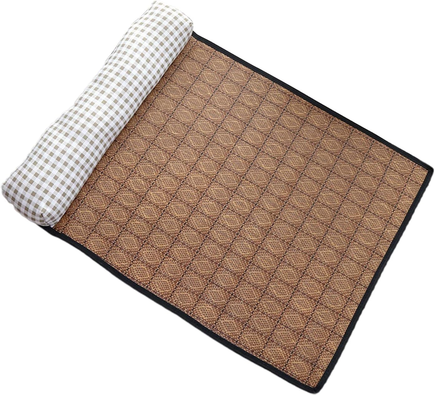 Pet Cooling Mat Pet Non-Slip Blanket Rattan Weaving Mat Summer