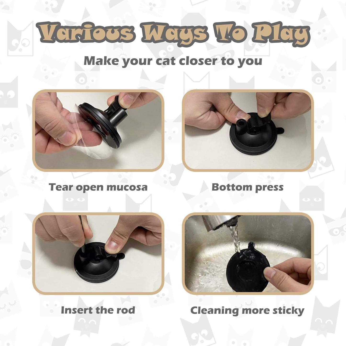 Interactive Cat Toys Natural Bird Feather