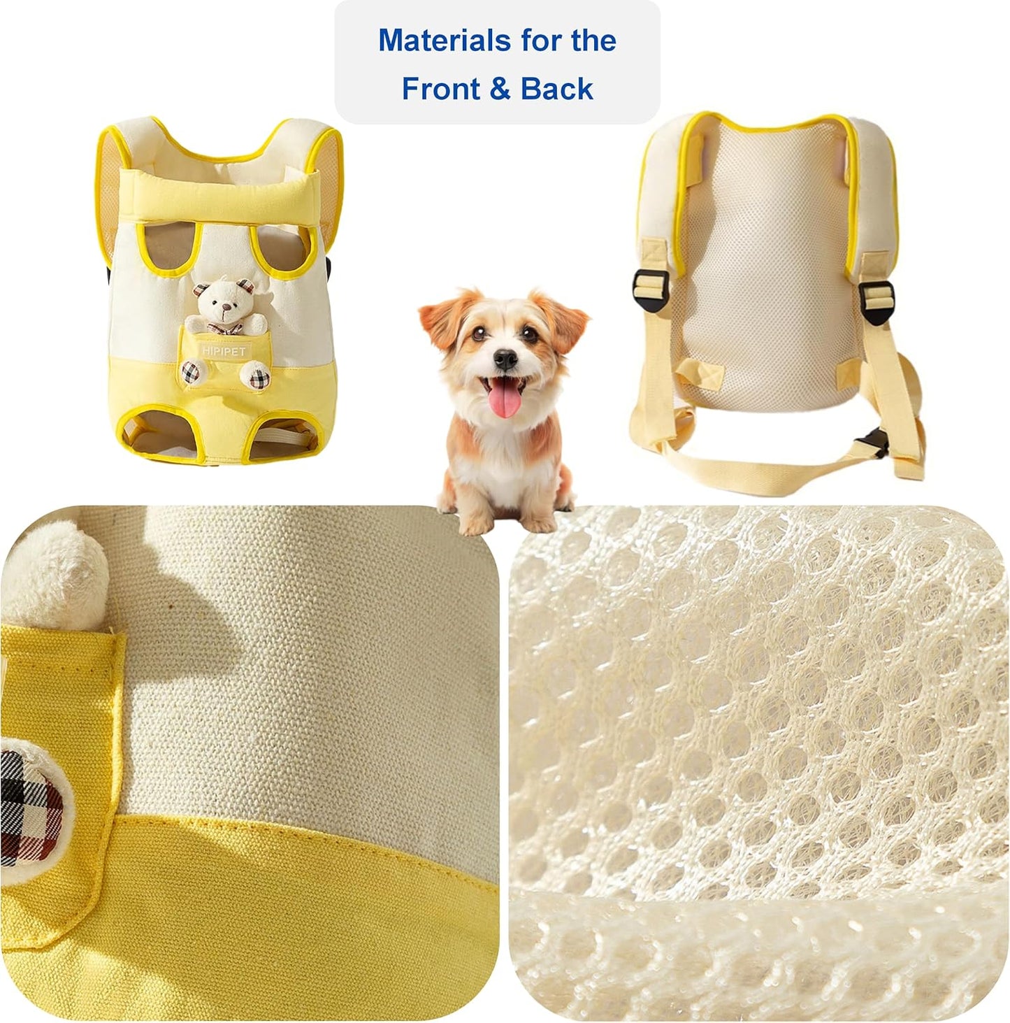 Cartoon Pet Front Carrier Backpack
