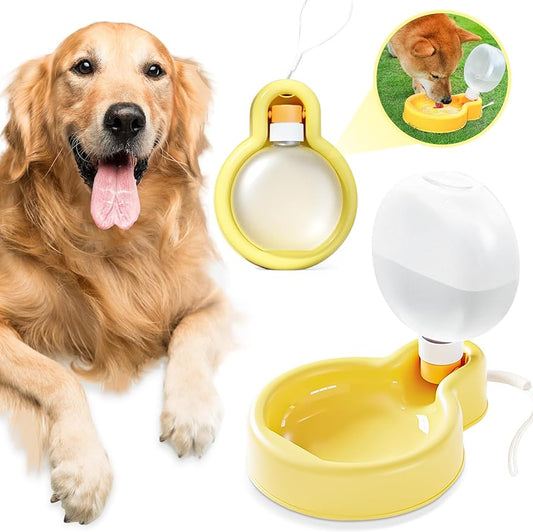 Dog Water Bottle, 19oz Portable Foldable