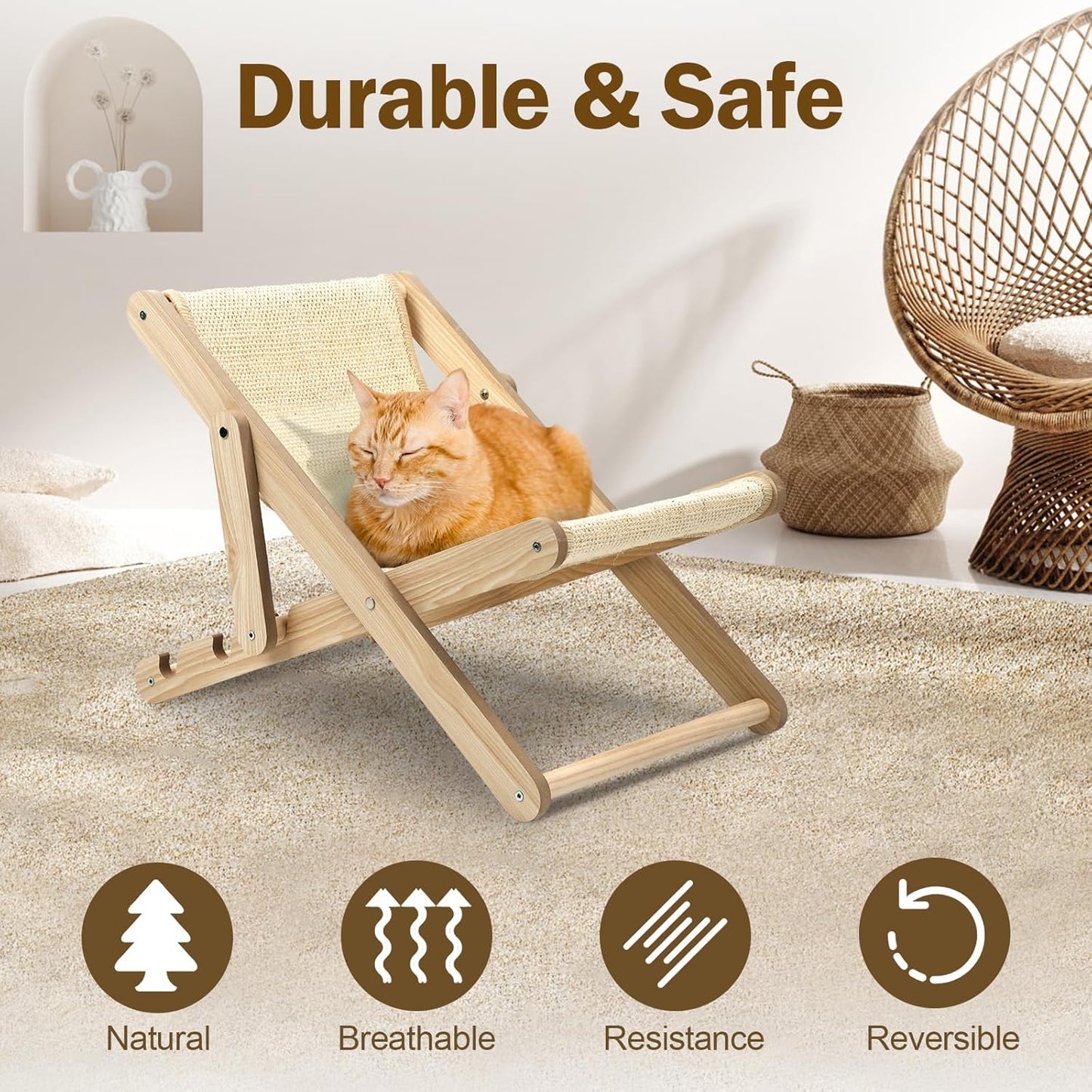 Cat Sisal Chair Rocking Chair