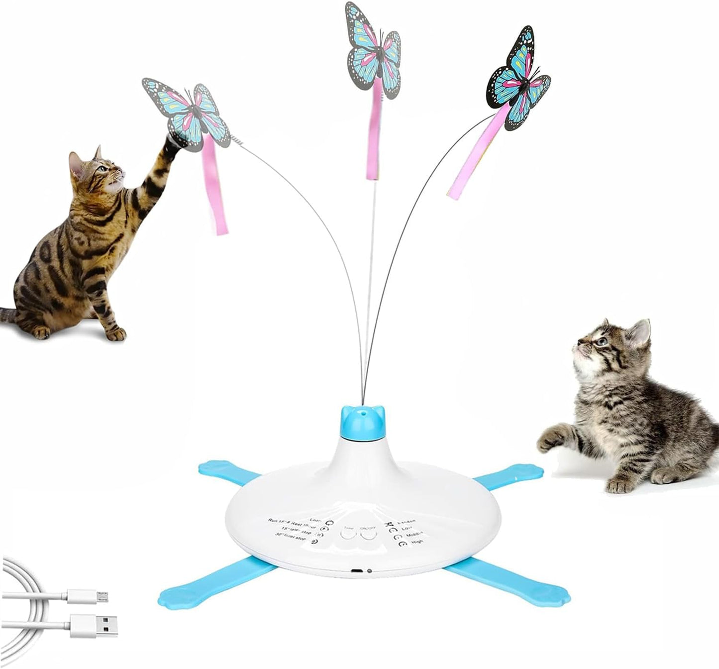 Flapping Wings Sparrow Bird Cat Toy
