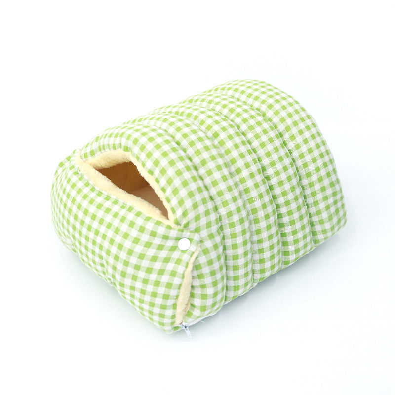 Cat Bed & Small Dog Bed with Cover Cave
